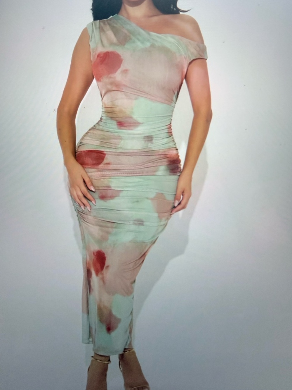 Love Letters Mesh Midi Dress - Mint Fashion Nova New